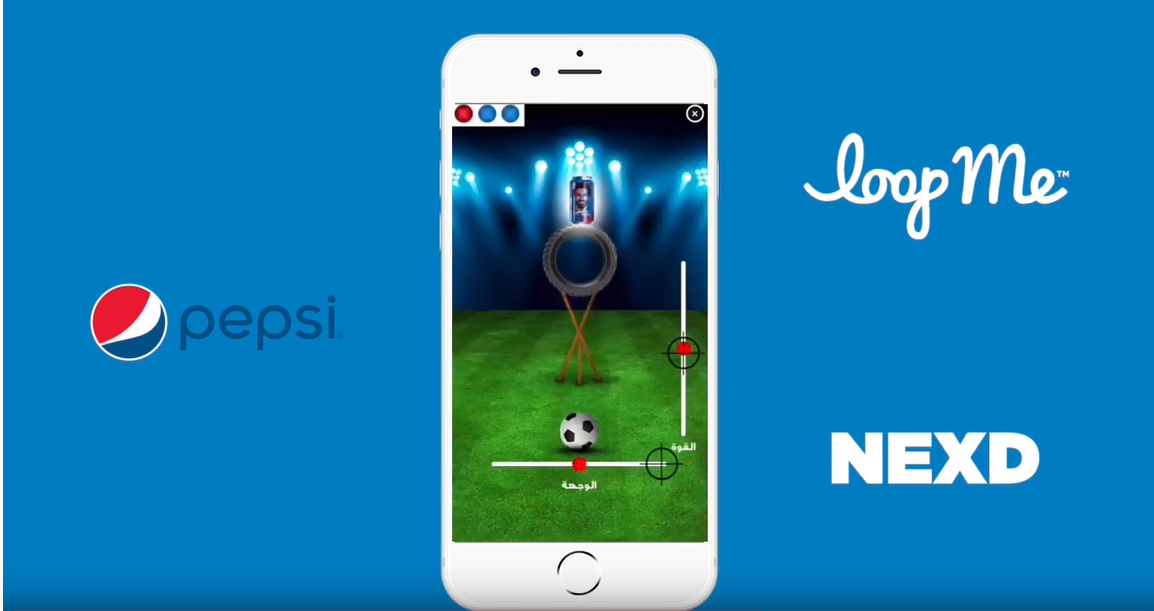 NEXD Success Stories Pepsi mobilegame ad built using Nexd wins awards